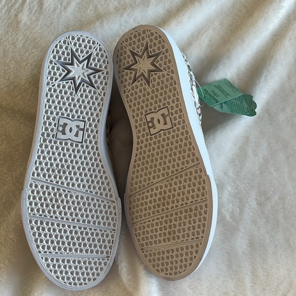 NWT DC SHOES TRASE WOMEN’S SNEAKER NEW CHEETAH GRAY/WHITE/PINK 7 - Picture 3 of 9